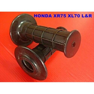 HONDA XR75 XL70 XL75 CR80 CT70 CT125 HANDLE GRIP (LH&amp;RH) "BLACK" // ปลอกแฮนด์ สีดำ กันลื่น สินค้าคุณภาพดี