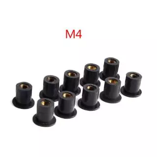 Spb ★ น็อตยาง ทองเหลือง สําหรับรถจักรยานยนต์ M4 M5 M6 10 ชิ้น ต่อแพ็ค