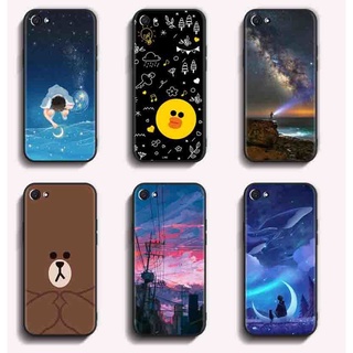 Softcase VIVO 1609 1719 1601 1713 เคสกันแตก คุณภาพสูง TPU ฝาครอบป้องกันเต็มรูปแบบ ยางซิลิโคน สีดํา