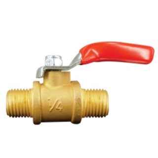ก๊อกบอลวาล์วเกลียวนอก-เกลียวนอก 1/4" PTT-MM PUMPKIN 31371
