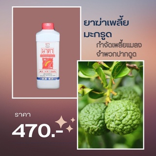 ยาฆ่าเพลี้ย มะกรูด ปลอดสารพิษ มาคาและ FK-T(ใช้ได้ทุกพืช)โดย FK