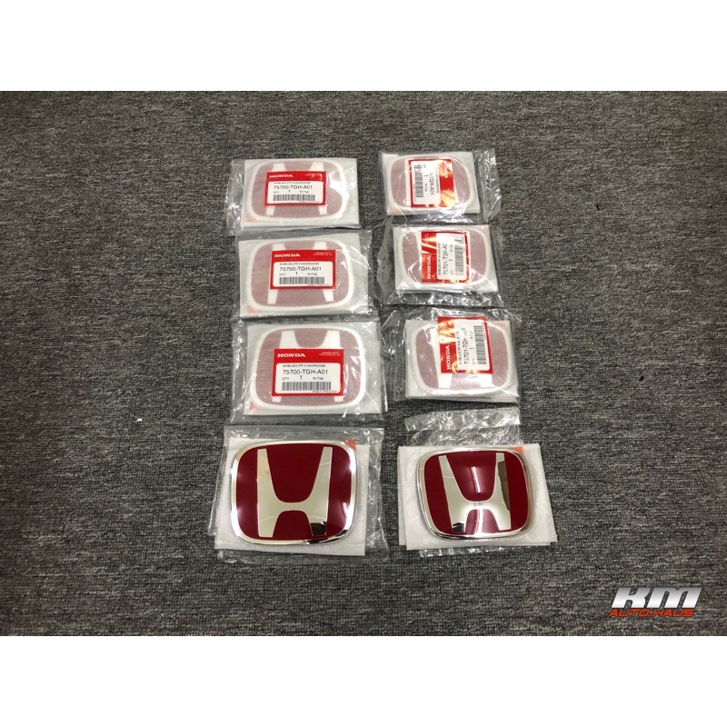 2016-2021 Civic FC1 Civic FK7 Civic FK8 Red H Emblem