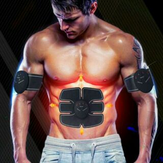 แผ่นกระตุ้นกล้ามเนื้อออกกำลังกายMagic EMS Muscle Training Gear ABS Trainer Fit Body Home Exercise Shape Fitness - intl