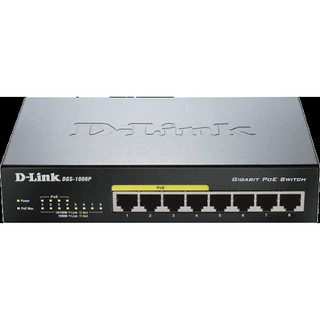 D-Link DGS-1008P 8 Port Gigabit PoE Switch