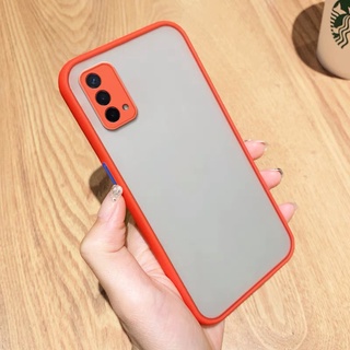 รุ่นใหม่ Case OPPO A74 5G เคสกันกระแทก ปุ่มสีผิวด้าน ขอบนิ่มหลังขุ่น พร้อมส่ง กันลอยกล้อง OPPO A74 พร้อมส่งจากไทย