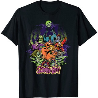 เสื้อยืดวินเทจเสื้อยืด ลาย Scooby-doo and Shaggy Chased สําหรับผู้ใหญ่S-4XL