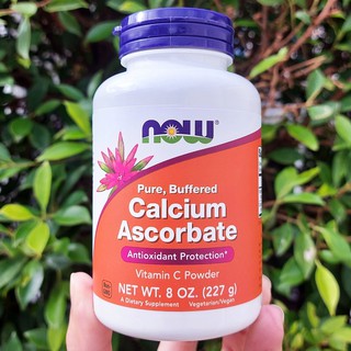 วิตามินซี แบบผง แคลเซียม แอสคอร์เบท บัฟเฟอร์ Pure Buffered Calcium Ascorbate Vitamin C Powder 227g (Now Foods®)