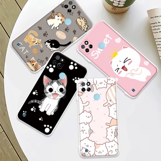 เคส Realme C21Y C25Y การ์ตูนน่ารัก ซิลิโคนนิ่ม TPU เยลลี่ เคสโทรศัพท์