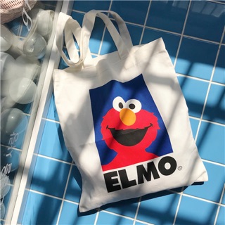 elmo tote bag กระเป๋าผ้า