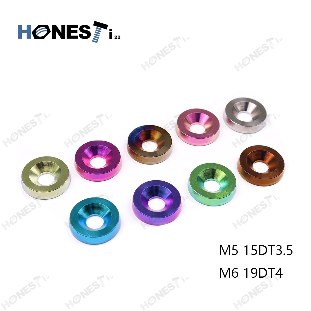 Honesti22  titanium alloy countersunk washers M5/M6