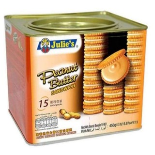 จูลี่ Julies Peanut Butter ขนมปังสอดไส้เนยถั่ว