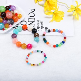 St.kunkka 200Pcs（6-10mm）ลูกปัด ลูกปัดหินธรรมชาติเลียนแบบ ลูก…