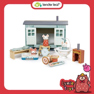 Tender Leaf Toys ของเล่นไม้ ของเล่นบทบาทสมมติ ความลับของกระท่อมในทุ่งหญ้า Secret Meadow Shepherds Hut