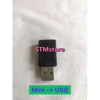 🗜ตัวแปลง Mini to USB หัวแปลงสัญญาน ข้อต่อ Adapter converter🗜