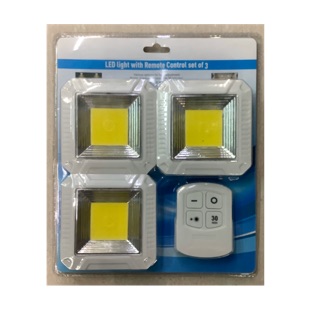 LED light with remote control set of 3ชุด​ไฟตกแต่ง​3ดวง​+รีโมท​  (ใช้​ถ่าน​AAA3ก้อน​ต่อ​ดวง​ไฟ)