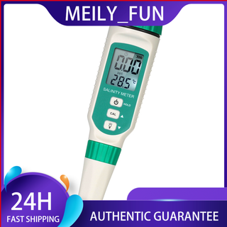 SMART SENSOR Portable Salinity Meter Handheld ATC Salinometer Halometer Salt Gauge Salty Brine Meter Seawater Salinity Refractometer Food Salinity Tester Meter with 0.00ppt-9.99ppt 10.0ppt-50ppt Measuring Range for Salt Water Pool Food Salt Aquarium Te