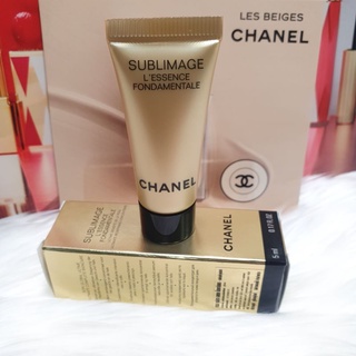 เอสเซนส์-ฟื้นฟูบำรุง-กระชับผิวหน้า แท้💯%ใหม่!!!CHANEL SUBLIMAGE LESSENCE FONDAMENTALE ขนาด 5ml. มีฉลากไทย