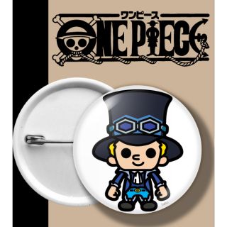 ONEPIECE BADGE เข็มกลัด วันพีช ซาโบ SABO WHITE