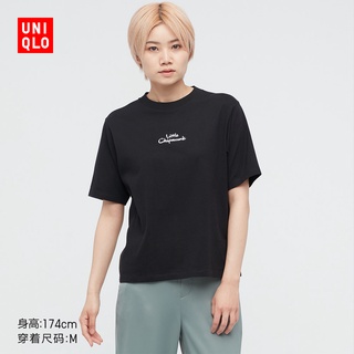 เสื้อยืดที่คุณต้องการใหม่ พร้อมส่ง Uniqlo เสื้อยืดแขนสั้น คอกลม พิมพ์ลายดิสนีย์ สําหรับผู้หญิง (UT) 442576 ยูนิโคล่ขนาดเ