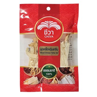 ชุดเครื่องตุ๋นยาจีน (Mixed Chinese Herbs Set) ตรา ชีวา ขนาด  42 กรัม