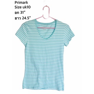 เสื้อยืด Primark แท้จากshop อังกฤษ (มือ2สภาพดี)