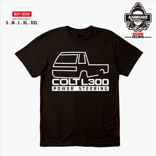 เสื้อยืด พิมพ์ลายรถยนต์ Mitsubishi Colt L300สามารถปรับแต่งได้