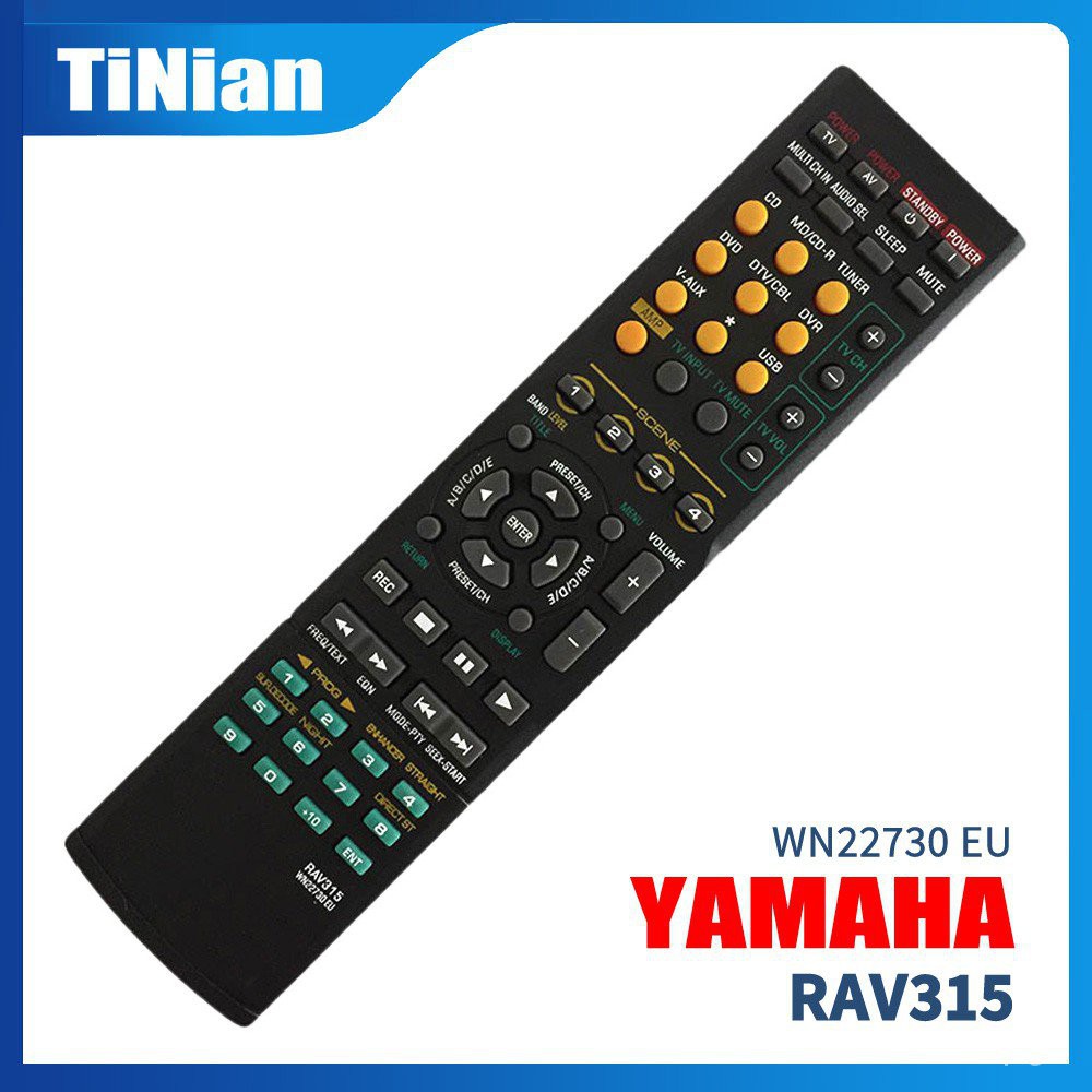 Telecomando Di Ricambio RAV315 Per Yamaha – Compatibile Con HTR6040G, HTR6050, RXV561, Audio/video