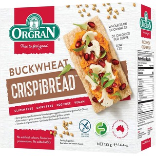🔥HOT🔥 Orgran Toasted Buckwheat Crispbread 125gคุณภาพระดับพรีเมี่ยม
