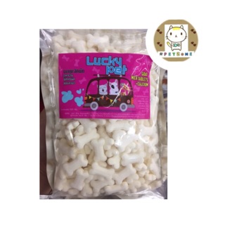 นมแพะอัดเม็ด lucky pet ขนาด 500g.