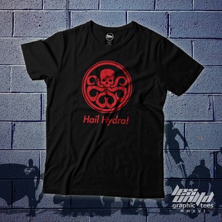 เสื้อยืด Marvel Avengers Superhero Shirt (Hail Hydra)เสื้อยืด เสือยืดผู้ชาย