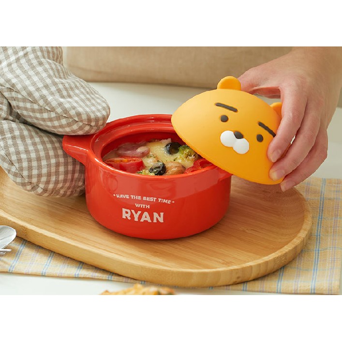 【พร้อมส่ง】Kakao Friends microwave container/ Ceramic Bowl - Ryan