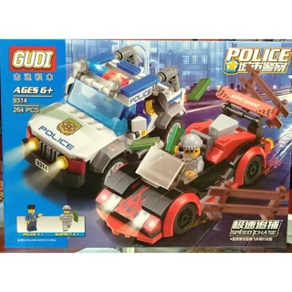 ตัวต่อPolice speed chase 9314,264ชิ้น