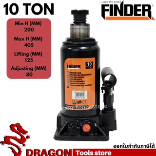 กระปุกแม่แรง 10 ตัน Bottle Jack FINDER