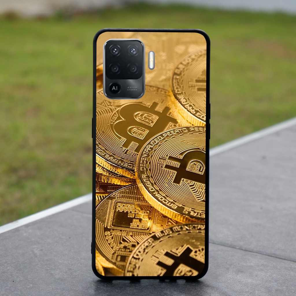 เคส Oppo A94 / Reno 5F  ลายเหรียญบิดคอยน์ ขอบนิ่ม ไม่กัดขอบ เคสมือถือ เคสสกรีน uv Case เคสโทรศัพท์