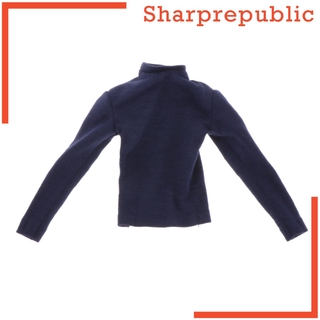 ( Sharprepublic ) เสื้อกันหนาวคอเต่าแขนยาว 1 / 6 สําหรับฟิกเกอร์ 12 นิ้ว