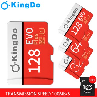 Kingdo การ์ดหน่วยความจำการ์ดหน่วยความจำ micro SDHC 32GB / 64GB / 128GB 95MB / s