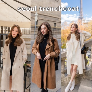 Seoul trenchcoat เทรนโค้ทรุ่นโซล | coatsweater / พร้อมส่งค่ะ