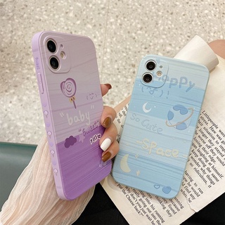 Blue planet Purple Candy Protect Case Cover OPPO A9 A5 A53 A33 A31 2020 Realme C1 A3S A7 A5S A12 A11K A95 F9 Pro A57 A39 F1S F1 Plus A83 Reno 5 6 เคส VIVO Y11 Y12i Y12 Y15 Y17 Z1 Pro Y50 Y30i Y20 Y20i Y20S Y12S Y91CY93 V5S Y83Y81 V9