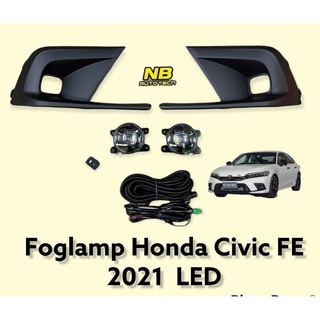 ไฟตัดหมอก CIVIC FE 2021 2022 สปอร์ตไลท์ ฮอนด้า ซีวิค fe foglamp honda civic fe led 2021 2022