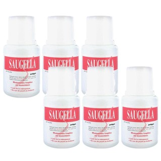 Saugella Poligyn Neutral pH ซอลเจลล่า โพลิจิน สูตร นิวทรอลพีเอช 100ml (6ขวด)