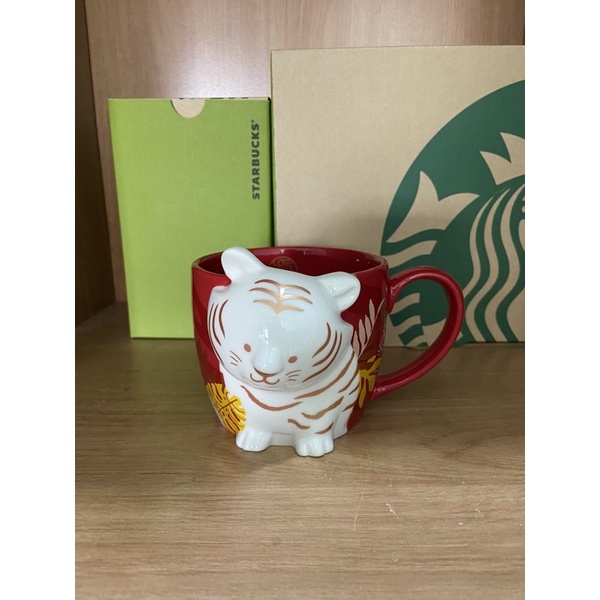 Starbucks แก้ว Mug ปีเสือ Zodiac Tiger Mug 12 oz.