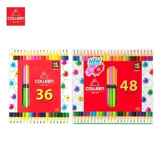 !!ถูกที่สุด!! สีไม้คอลลีน (Colleen) 12/24/36/48 สี 2หัว ของแท้ 100%