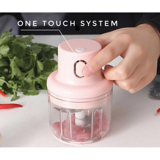 PP Electric Garlic Machine food chopper เครื่องปั่นบดสับไฟฟ้าพกพา