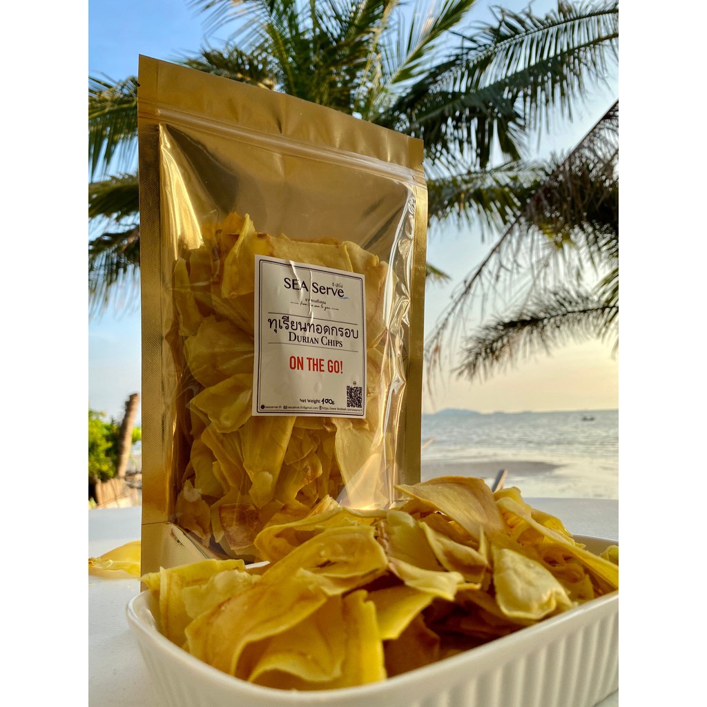ทุเรียนทอดกรอบ Crispy Durian Chips (100g.) !!รับประกันความอร่อย!!