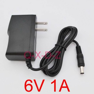 Di shop DC อะแดปเตอร์ Adapter 6V1A 1000mA (DC 5.5 x 2.5MM)