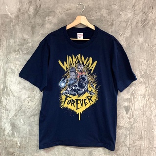 Power 7 Shop เสื้อยืดการ์ตูน Black Panther ลิขสิทธ์แท้ MARVEL COMICS  T-SHIRTS (MVX-015)