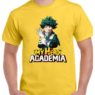 เสื้อยืดผู้ชาย90 - BokuNoHeroAcademiaอะนิเมะบาคุโกะเดกุอิซึกุมิโดริยะโชโตะโทโดโรกิออลMightOchakoแฟช