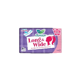 ลอรีเอะ ลองแอนด์ไวด์ กลิ่นพิ้งค์ ซากุระ 40 ชิ้น Laurier PantyLiner แผ่นอนามัย,ซึมซับตกขาว,สะอาดทุกวัน,กางเกงใน