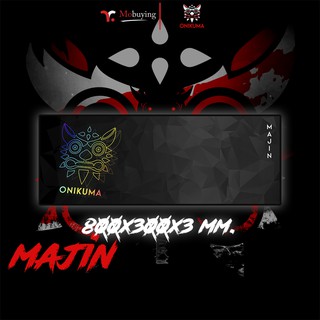 รับประกันสินค้า 7 วัน Majin Onikuma Gaming Mousepad Size 780 x 300 x 3 mm แผ่นรองเมาส์เล่นเกม แผ่นรองเมาส์เกมมิ่ง