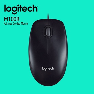 Logitech เมาส์มีสาย MOUSE M100R